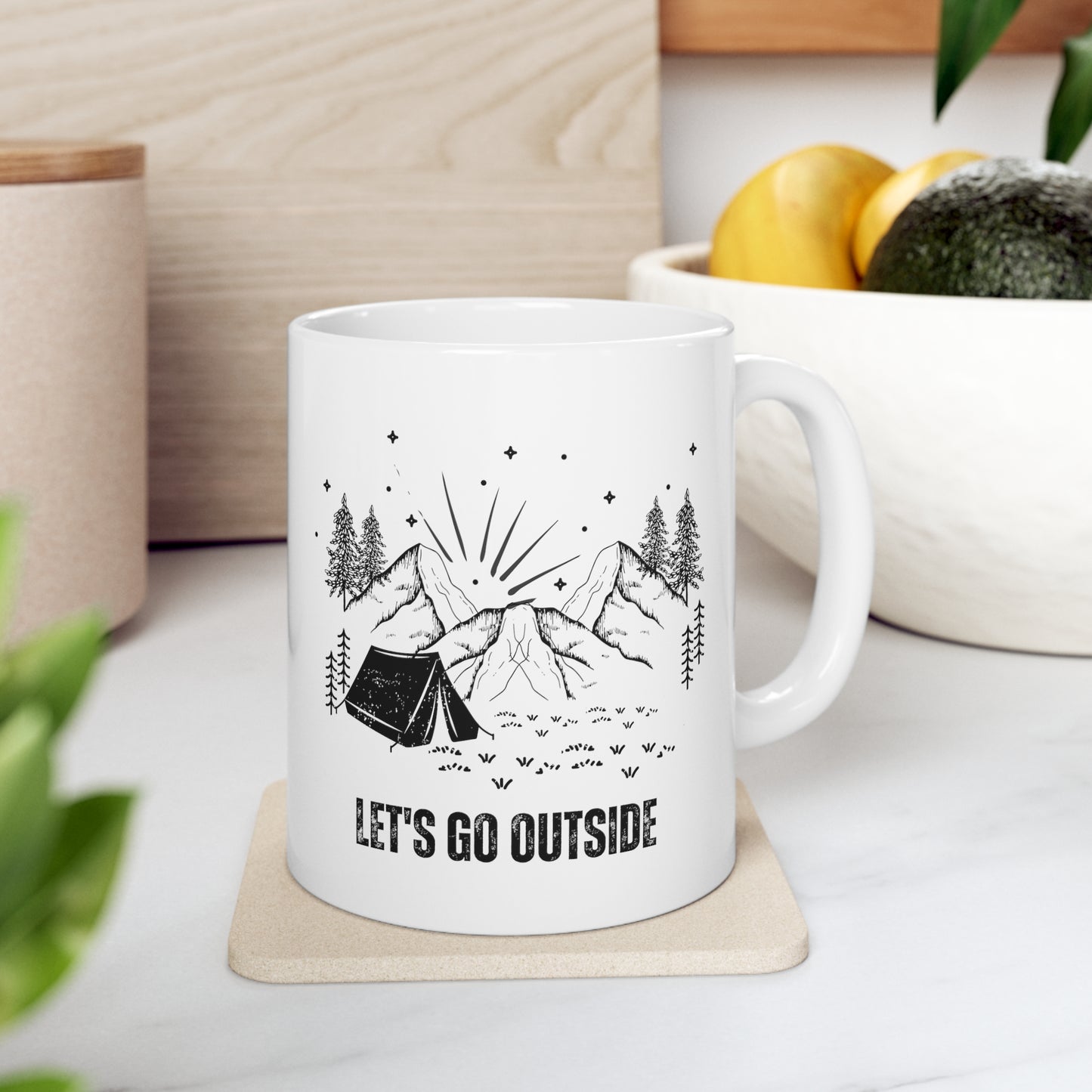 Let's Go Outside Mug