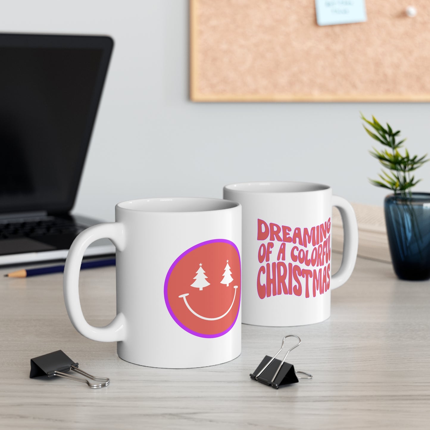 Dreaming of a Colorful Christmas Mug