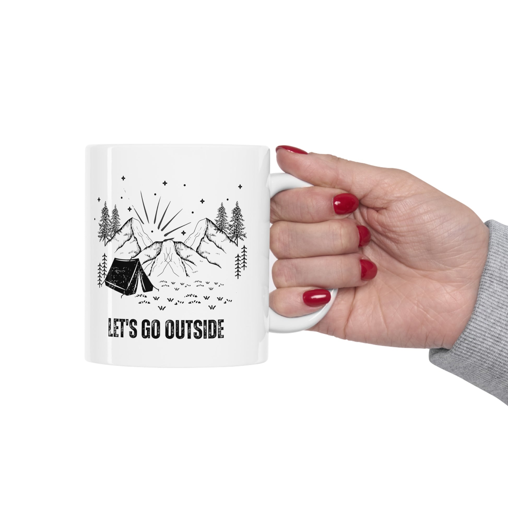 Let's Go Outside Mug