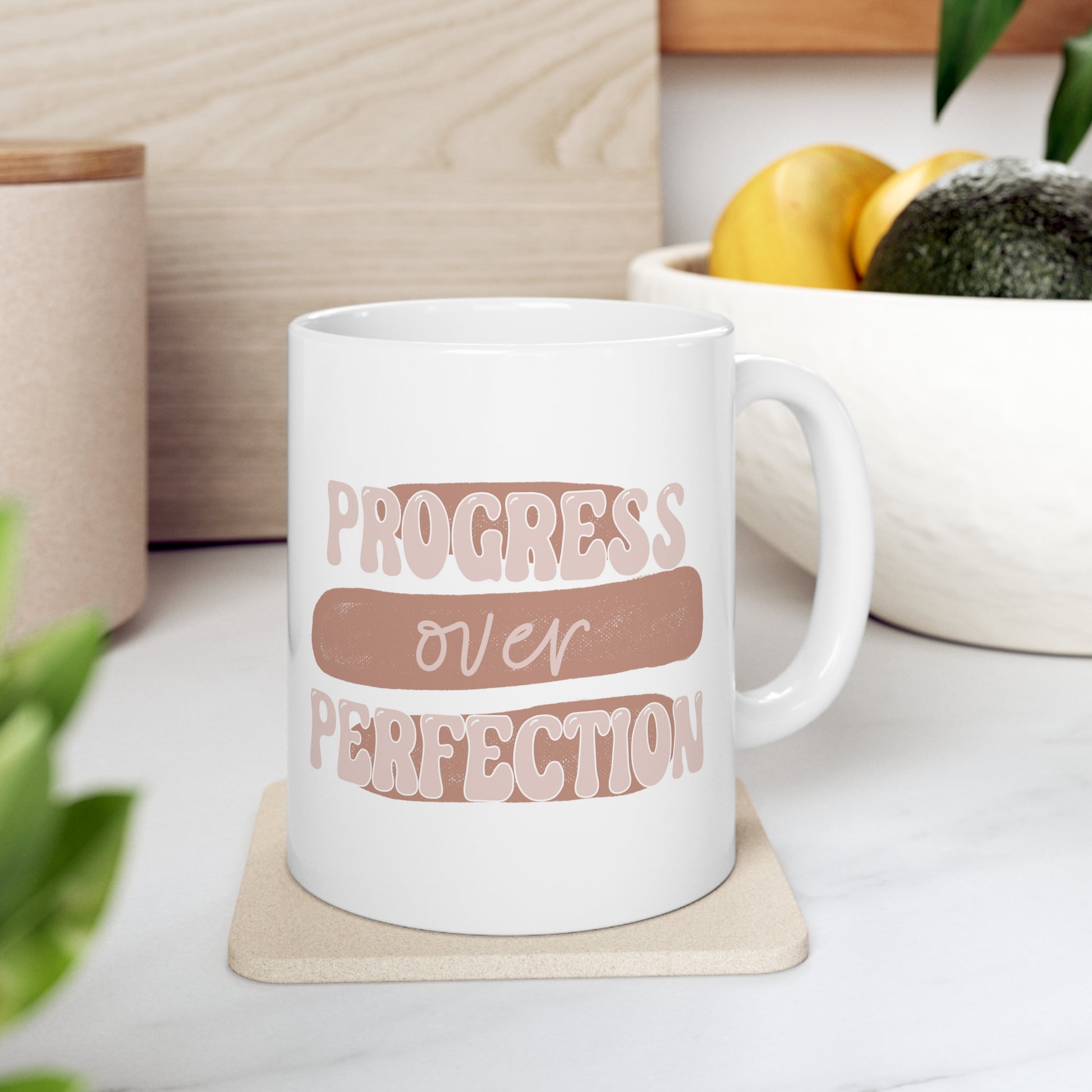 Progress Over Perfection Mug