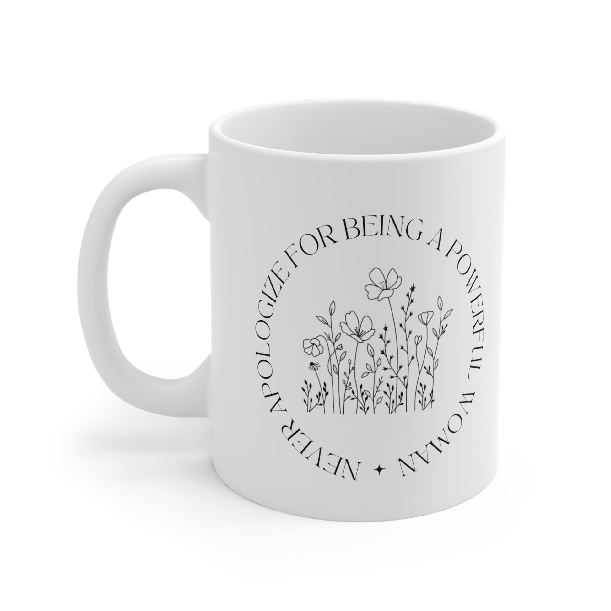 Never Apologize for Being a Powerful Woman Mug