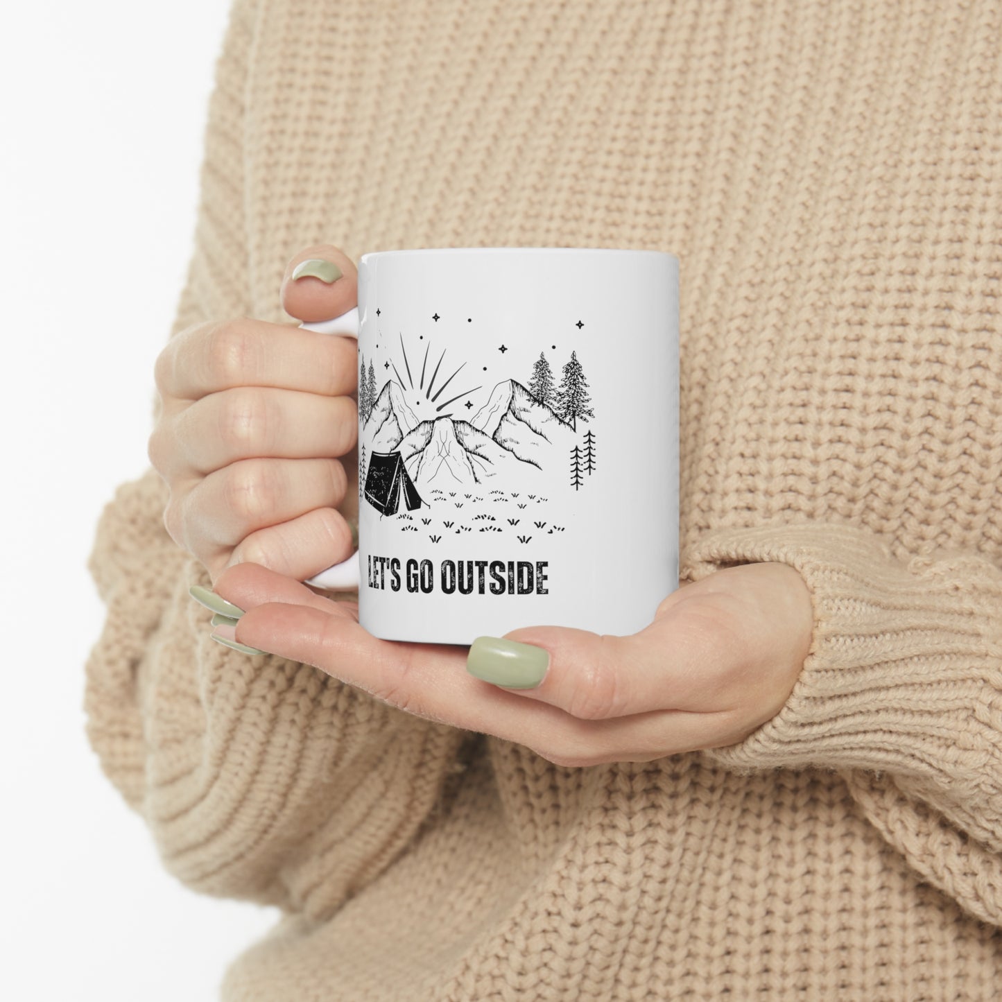 Let's Go Outside Mug