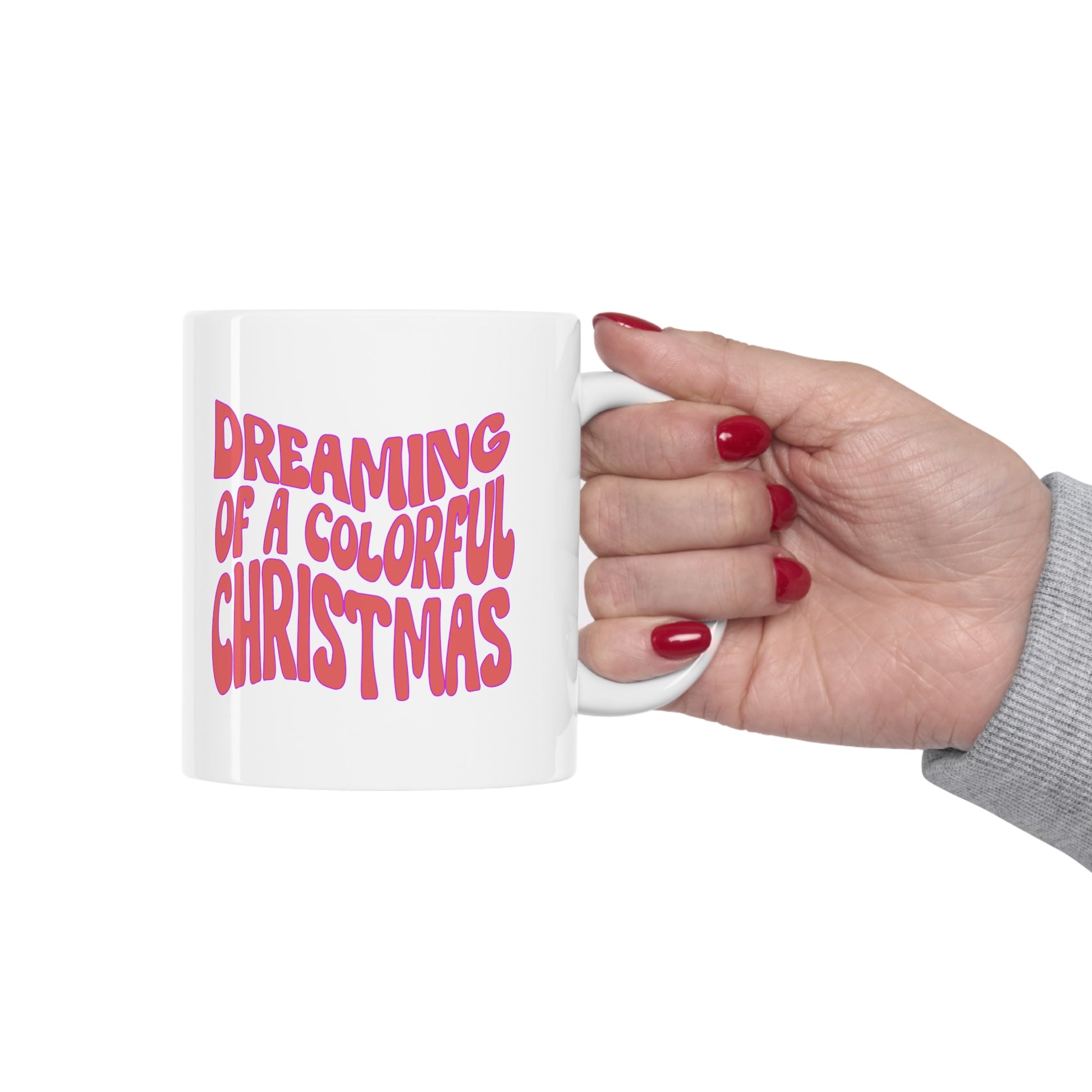 Dreaming of a Colorful Christmas Mug