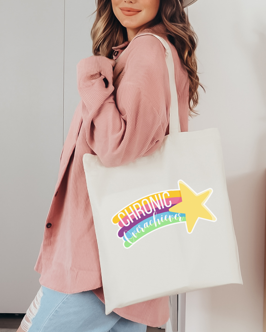 Chronic Overachiever Canvas Tote Bag