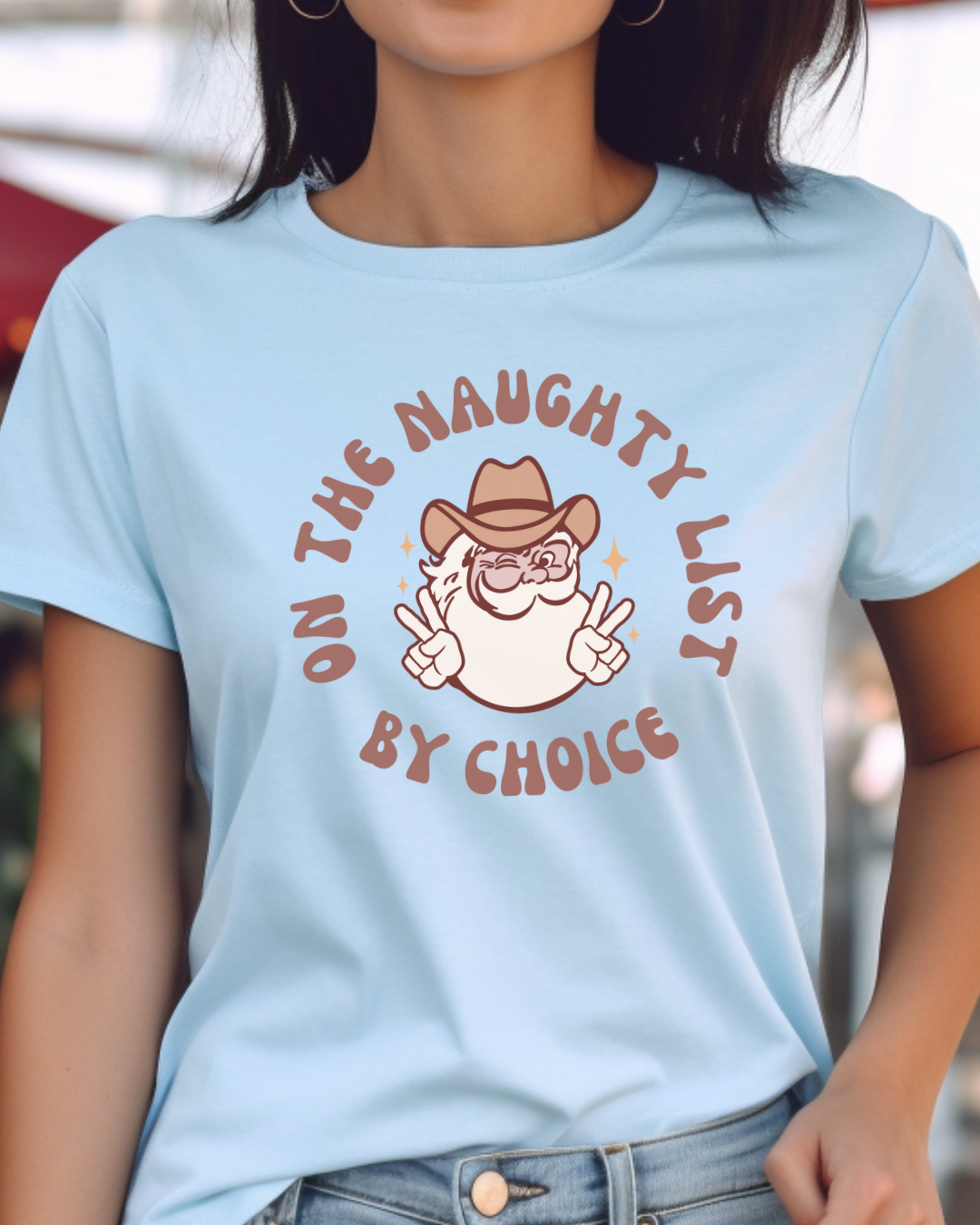 On the Naughty List By Choice T-Shirt