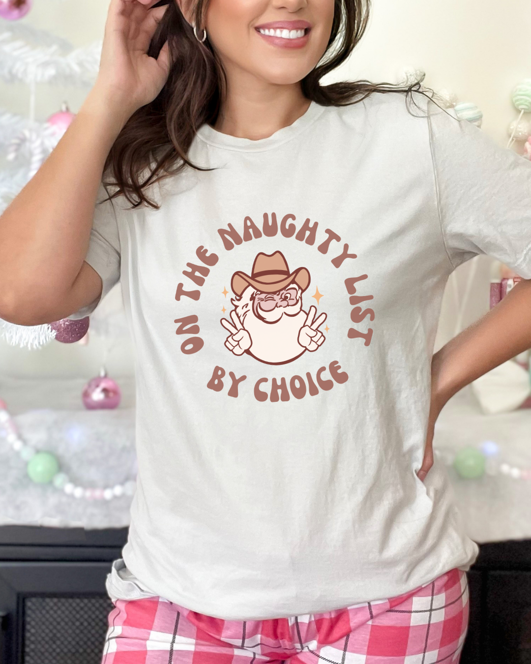 On the Naughty List By Choice T-Shirt