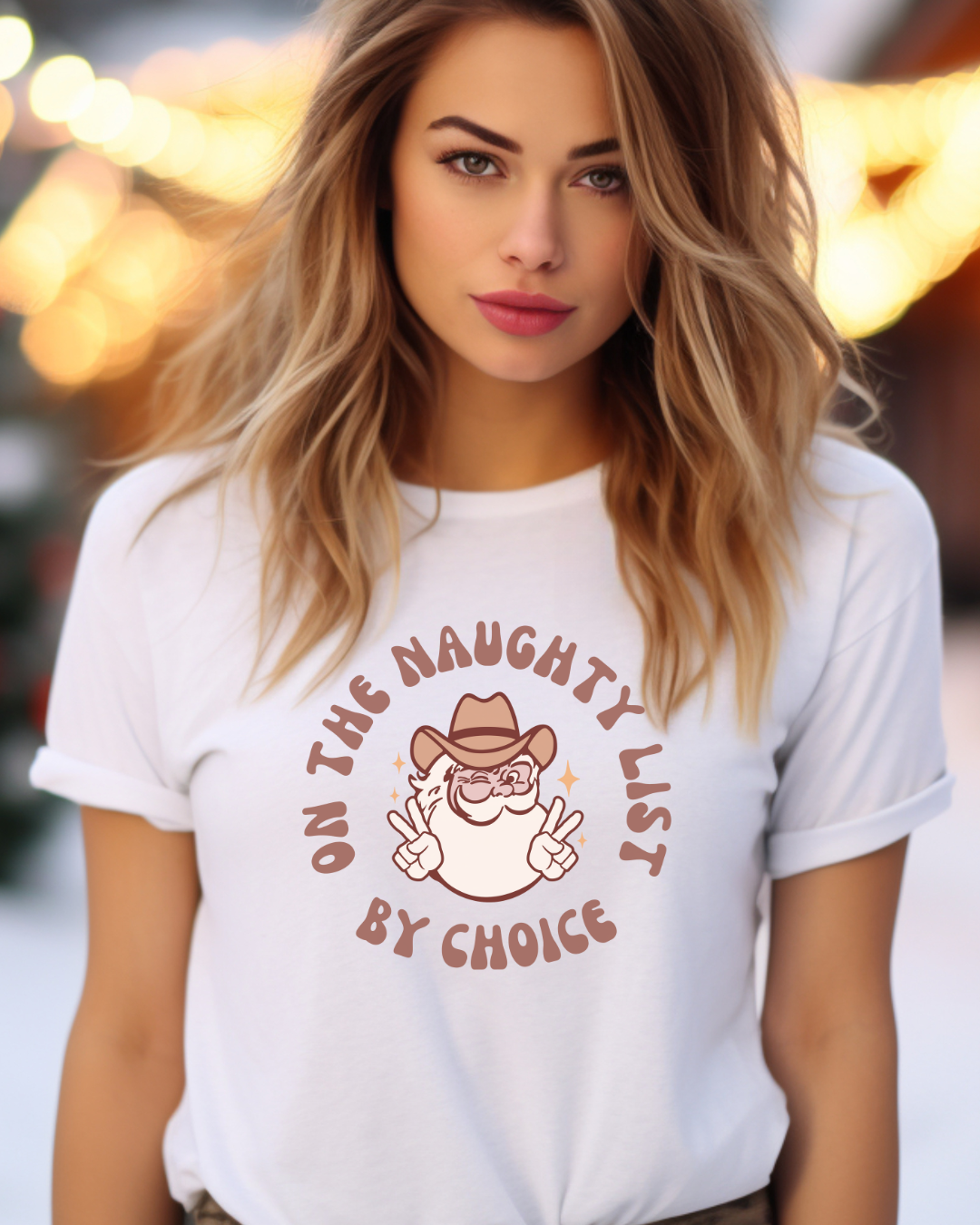 On the Naughty List By Choice T-Shirt