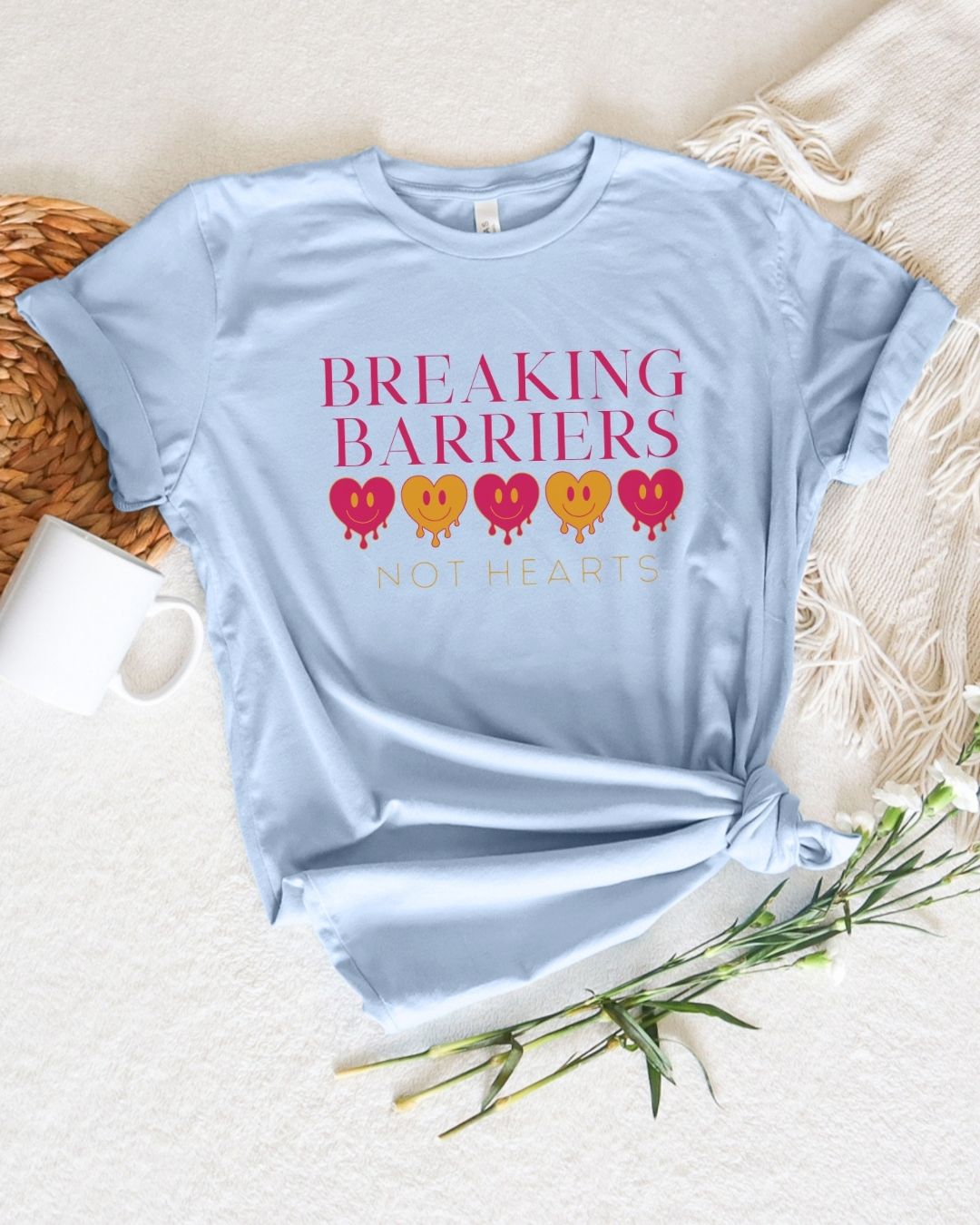 Breaking Barriers, Not Hearts T-shirt