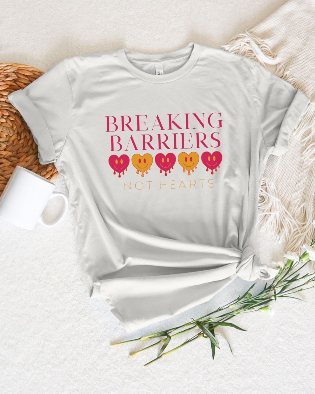 Breaking Barriers, Not Hearts T-shirt