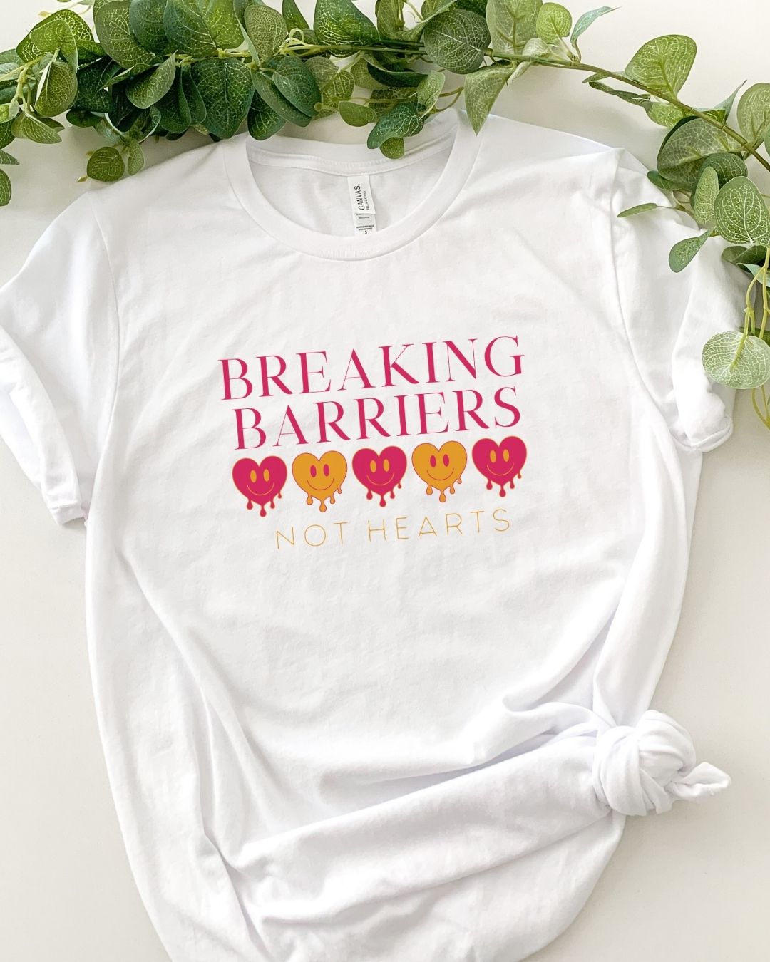 Breaking Barriers, Not Hearts T-shirt