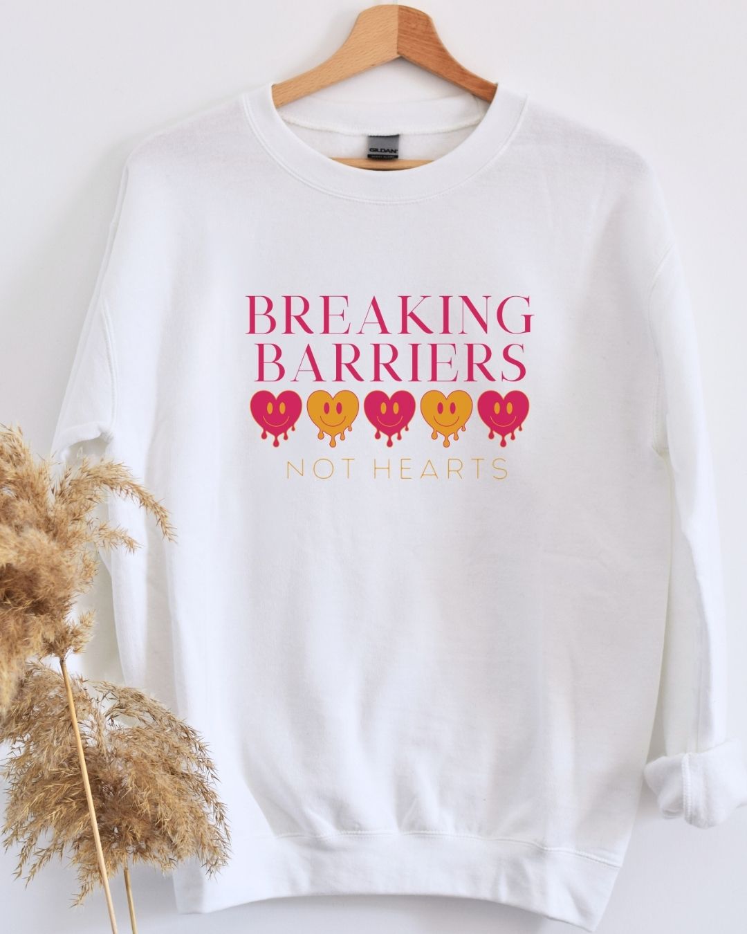 Breaking Barriers Not Hearts Sweatshirt