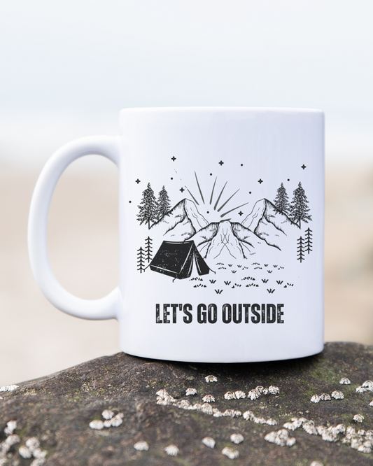 Let's Go Outside Mug